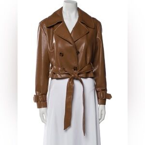 Alice + Olivia - Faux Leather Biker Jacket